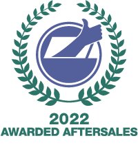 アフターセールスアワード2022 優秀賞:
技術や顧客満足に優れた販売店に贈られる賞です。